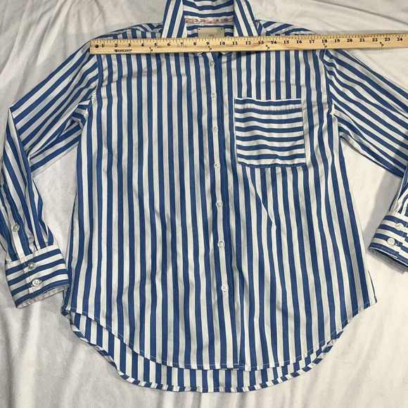 S Small Nautical Bethany Short Stripe Shirt CASA CABANA - Picture 8 of 13